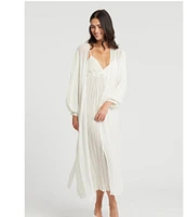 Rya Collection True Love Solid Chiffon Long Robe