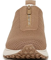 Ryka Jumpstart Zip Stretch Knit Slip On Sneakers