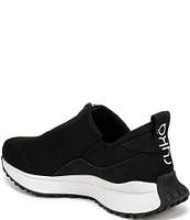 Ryka Jumpstart Zip Stretch Knit Slip On Sneakers