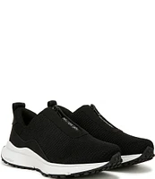 Ryka Jumpstart Zip Stretch Knit Slip On Sneakers