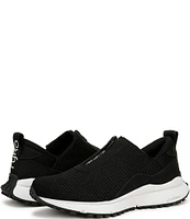 Ryka Jumpstart Zip Stretch Knit Slip On Sneakers