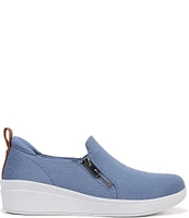 Ryka Luminous Washable Textured Slip On Zip Sneakers