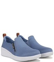 Ryka Luminous Washable Textured Slip On Zip Sneakers