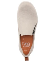 Ryka Luminous Washable Textured Slip On Zip Sneakers