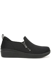 Ryka Luminous Washable Textured Slip On Zip Sneakers