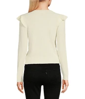 Sadie & Sage Abigail Ruffle Trim Sweater