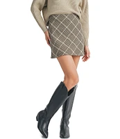 Sadie & Sage Gossip Girl Plaid Mini Skirt