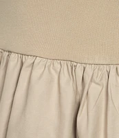 Sadie & Sage Happier Now Strapless Bubble Midi Dress