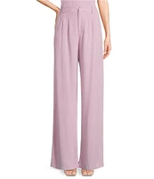 Sadie & Sage Linen Full Length Pleated Coordinating Trousers