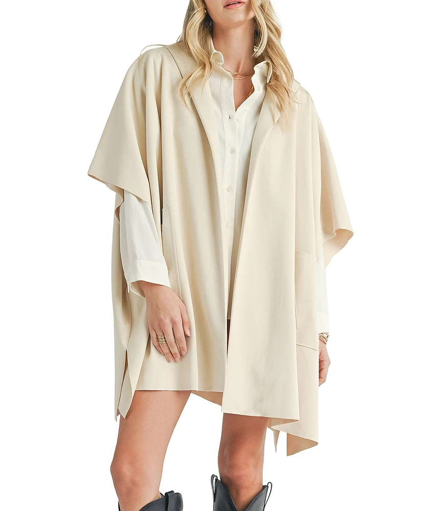 Sadie & Sage Lisha Belted Poncho