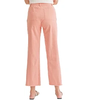 Sadie & Sage Wide Leg Cropped Stretch Denim Pants