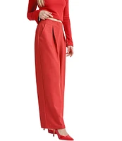 Sage The Label Take Action Wide Leg Pleated Trouser Pants