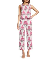 SAIL to SABLE X Amy Littleson McNitt The Jacqueline Sleeveless Tank Pant Set