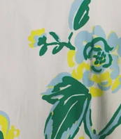 SAIL to SABLE x Style Charade Floral Print V-Neck Flutter Sleeve Midi Dress