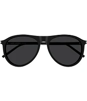 Saint Laurent Men's Classic 56mm Aviator Sunglasses