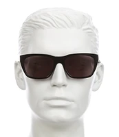 Saint Laurent Men's SL598 56mm Rectangle Sunglasses