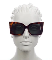 Saint Laurent Women's SL M119 Blaze Havana 54mm Oversized Cat Eye Sunglasses