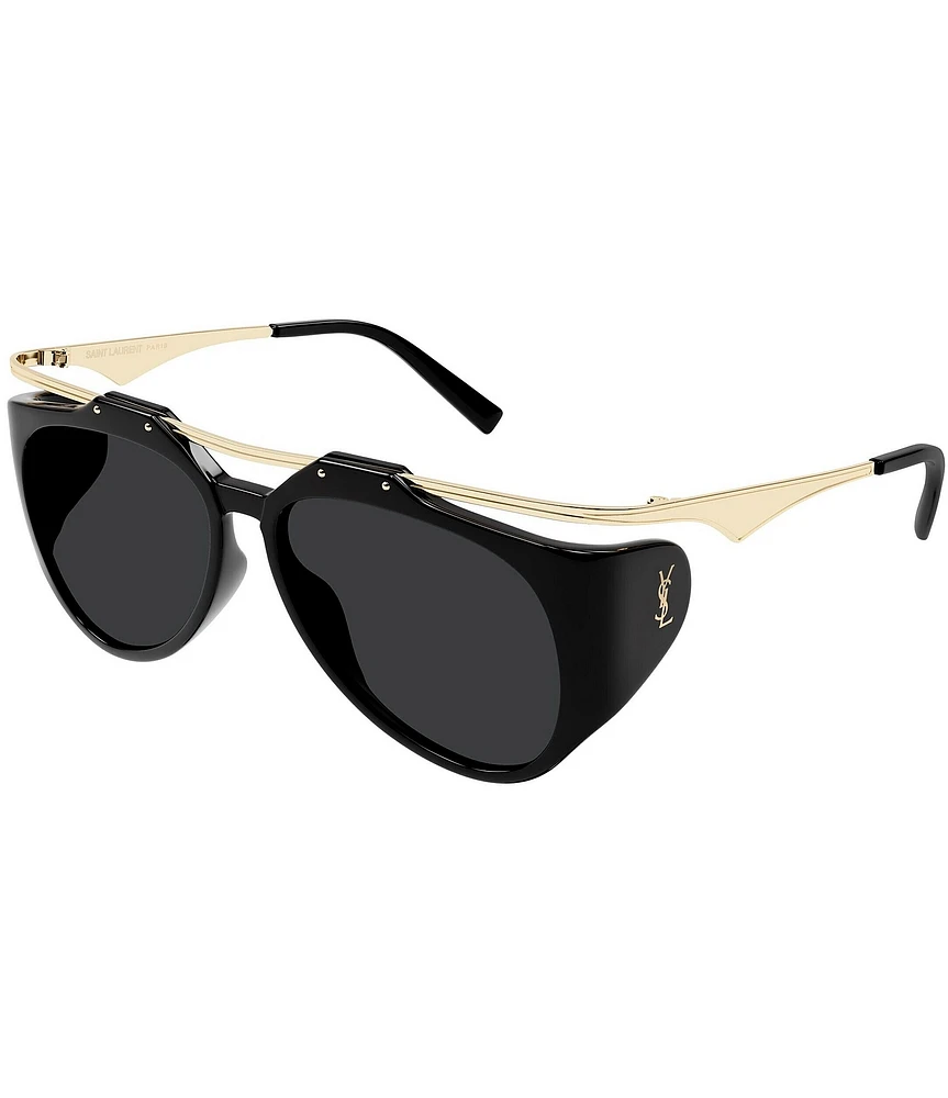 Saint Laurent Women's Amelia New Wave 55mm Navigator Sunglasses