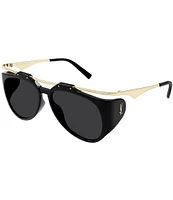 Saint Laurent Women's Amelia New Wave 55mm Navigator Sunglasses