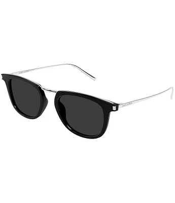 Saint Laurent Women's Corner Angle 50mm Round Sunglasses