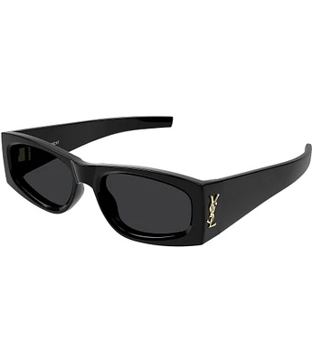 Saint Laurent Women's Monogram 56mm Rectangle Sunglasses