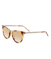 Saint Laurent Women's SL 510 54mm Tortoise Cat Eye Sunglasses