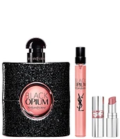 Saint Laurent YSL Black Opium Eau de Parfum and Mini Lip Gift Set