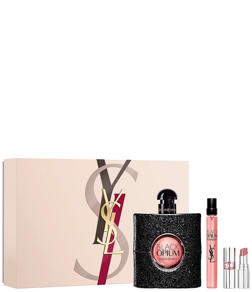 Saint Laurent YSL Black Opium Eau de Parfum and Mini Lip Gift Set
