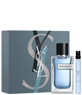 Saint Laurent YSL Y Eau de Toilette for Men 2-Piece Gift Set