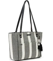 Sakroots Metro Woven Top Zip Tote Bag