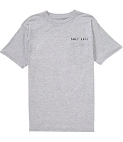 Salt Life American Quiver Short Sleeve Heathered T-Shirt
