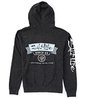 Salt Life Anything With Fins Graphic Zip Hoodie