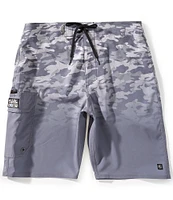 Salt Life Aqua Ambush 7#double; Inseam Board Shorts