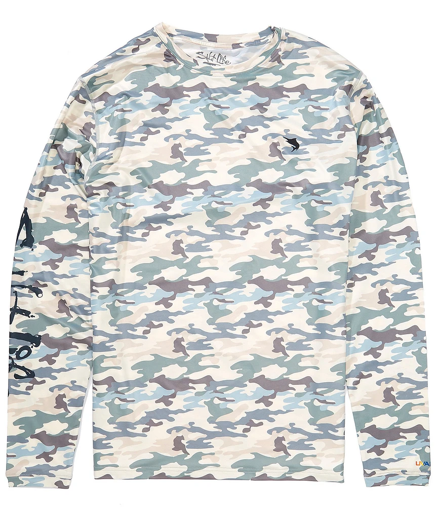 Salt Life Aqua Ambush Long Sleeve T-Shirt