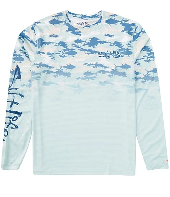 Salt Life Aquatic Journey Fade Long-Sleeve Aquatic Journey Fade T-Shirt