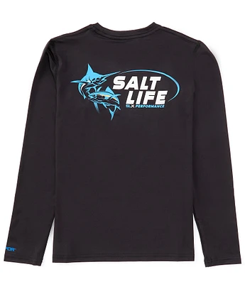 Salt Life Big Boys 8-20 Long Sleeve Reel Time Graphic T-Shirt