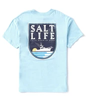 Salt Life Big Boys 8-20 Short Sleeve Dawn Departure Graphic T-Shirt