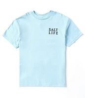 Salt Life Big Boys 8-20 Short Sleeve Dawn Departure Graphic T-Shirt