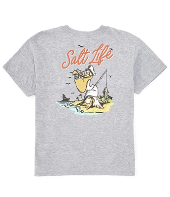 Salt Life Big Boys 8-20 Short Sleeve Gone Fishing T-Shirt