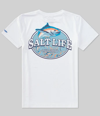 Salt Life Big Boys 8-20 Short Sleeve Hide N Sea SLX Graphic T-Shirt