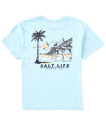 Salt Life Big Boys 8-20 Short Sleeve Pier Side Graphic T-Shirt