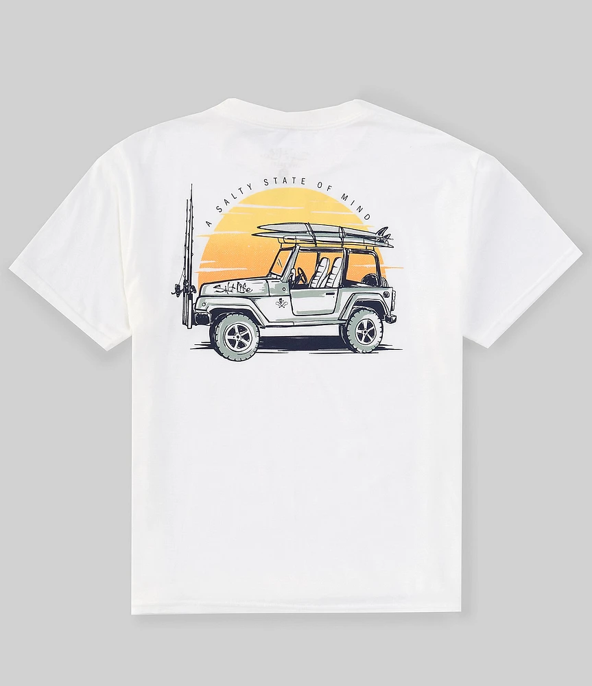 Salt Life Big Boys 8-20 Short Sleeve Utility Vehicle/Fishin' Graphic T-Shirt