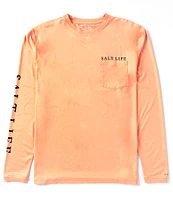 Salt Life Chasing Giants Performance Long Sleeve Graphic T-Shirt