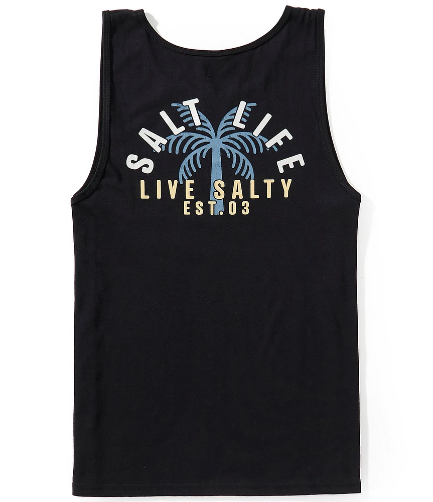 Salt Life Checked Out Sleeveless Tank