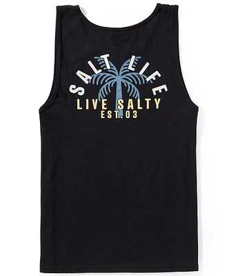 Salt Life Checked Out Sleeveless Tank