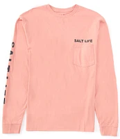 Salt Life Crab Life Long Sleeve Graphic T-Shirt