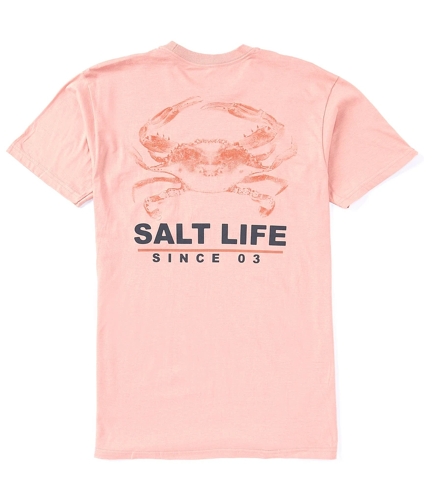 Salt Life Crab Life Short Sleeve Graphic T-Shirt