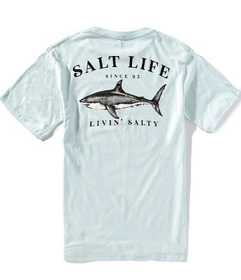 Salt Life Jaws Of Steel Short Sleeve Graphic T-Shirt