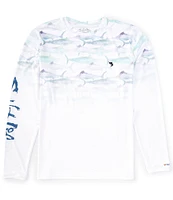 Salt Life Marlin Retreat Fade Long Sleeve T-Shirt