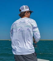 Salt Life Marlin Retreat Fade Long Sleeve T-Shirt